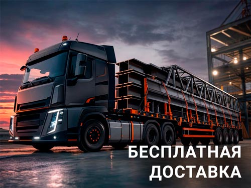 Бесплатная доставка металлоконструкций